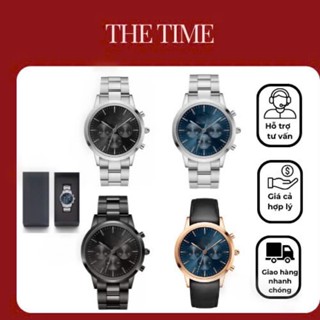 (Tặng vòng tay)  Đồng hồ DW. Iconic Chronograph Link nam nữ - đồng hồ Daniel Wellington. mặt vòng 3 kim