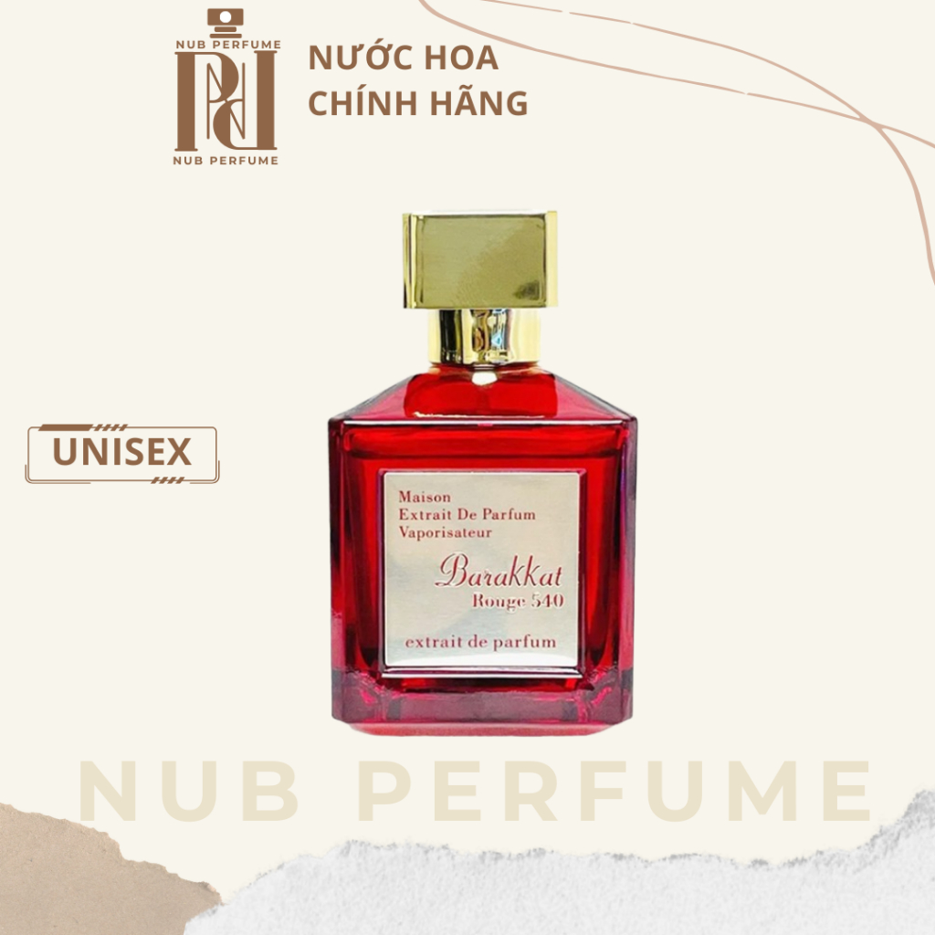 Nước hoa Unisex - Baccarat Rouge 540 EDP - Nước hoa chính hãng - Phong cách sang trọng, tinh tế - Nu