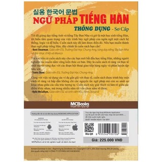 Sách - Ngữ pháp tiếng Hàn thông dụng - Sơ Cấp