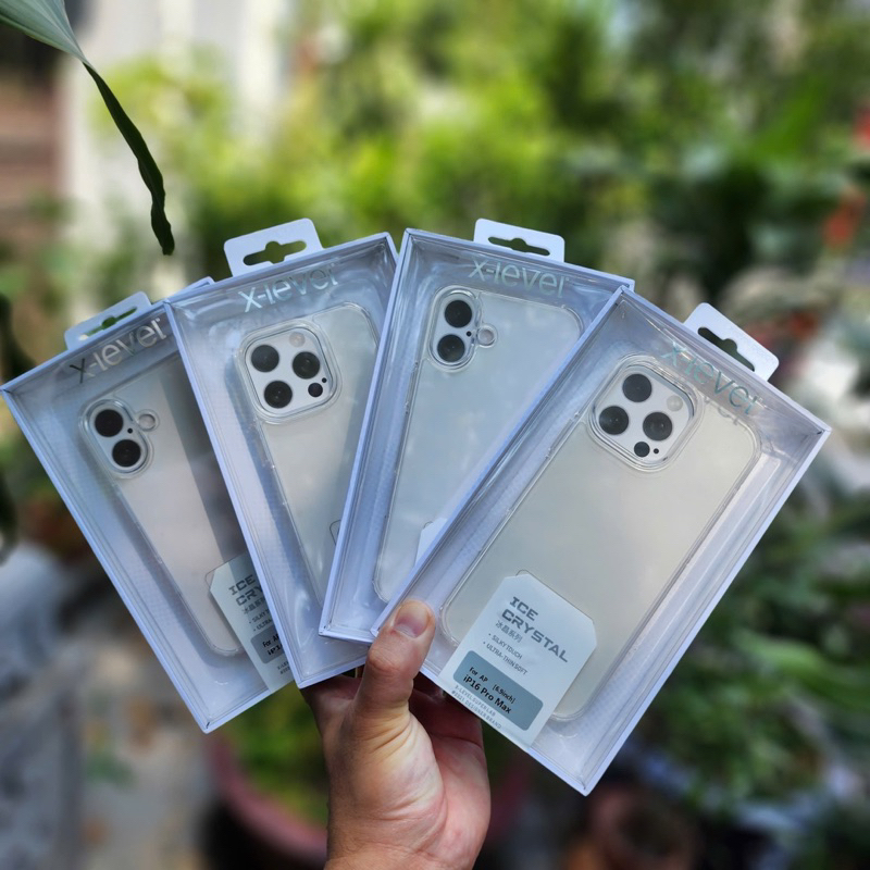 Ốp X-Level lưng cứng chống ố ICE ip16/ ip16 pro/ ip16 plus/ ip16 pro max