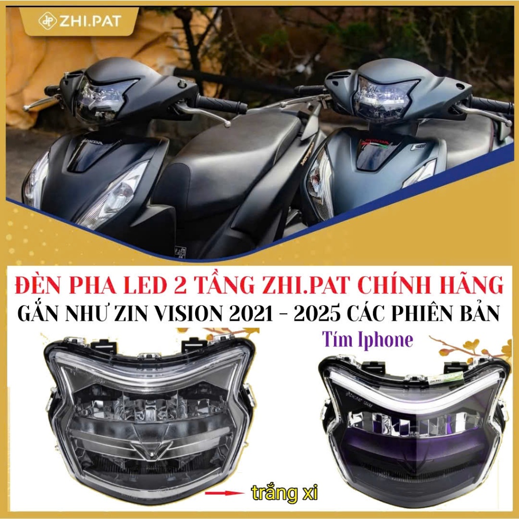 Zhipat Đèn Led 2 Tầng Vision 2021-2025 Chính Hãng | Đèn Zhipat Vision 2014-2020 Chuẩn Đẹp