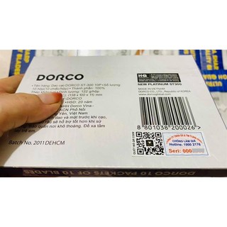 Combo 5 vỉ dao cạo râu  (500 lưỡi )