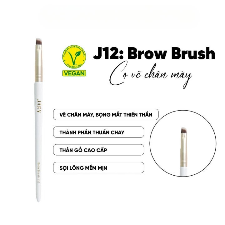 Cọ Vẽ Chân Mày Jary Brow Brush J12