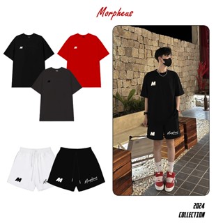 [ComBo MPU] set bộ đồ (áo thun + quần short) streetwear, set đồ local brand unisex morpheus vải cotton thoáng mát