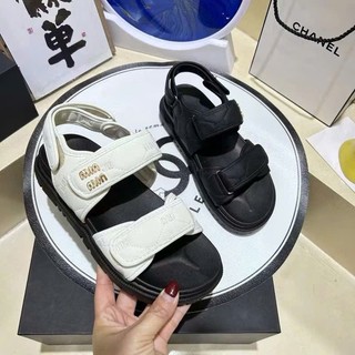 TH.STORE Xăng đan và dép xăng đan đế bằng min trần chỉ 703