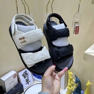 TH.STORE Xăng đan và dép xăng đan đế bằng min trần chỉ 703