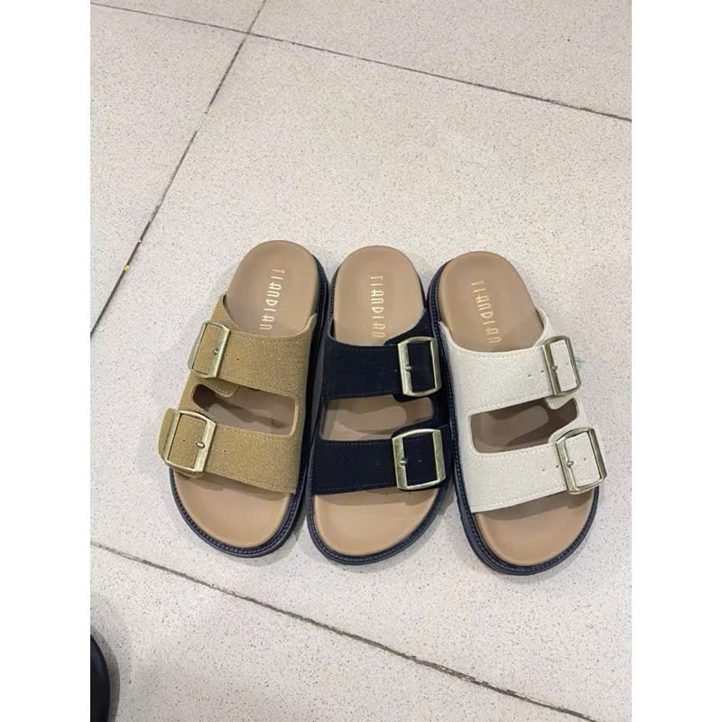 TH.STORE Dép bệt khuy cài đế bằng 718-8 | BigBuy360 - bigbuy360.vn