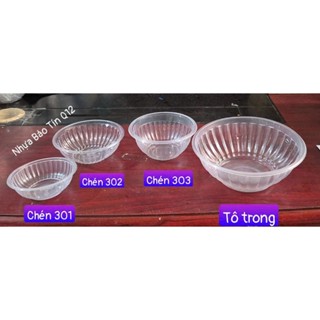 Lốc 50 cái chén ăn cơm, chén chấm, chén tương, nhựa trong. KHÔNG NẮP