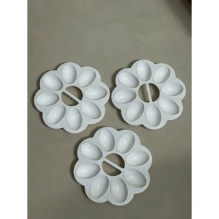 10 Khay nhựa đựng màu 8 ô, khay pha màu