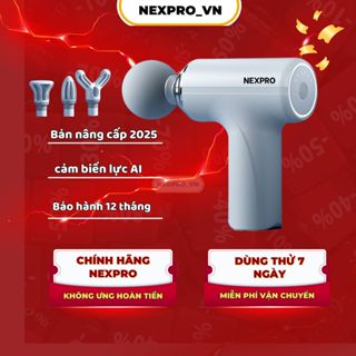 Máy Massage Cầm Tay cảm biến lực , 6 Cấp Độ Đa Năng Toàn Thân - dung lượng pin nâng cấp 3000mah