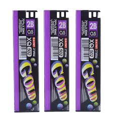 Combo 3 Hộp Ruột Chì Bấm Gold HQ 0.5mm-2B