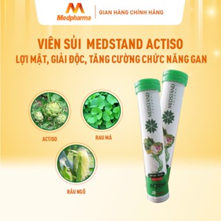 Viên sủi lợi mật, giải độc, tăng cường chức năng gan thành phần râu ngô, rau má, actiso MEDSTAND Actiso (Tuýp 20 viên)