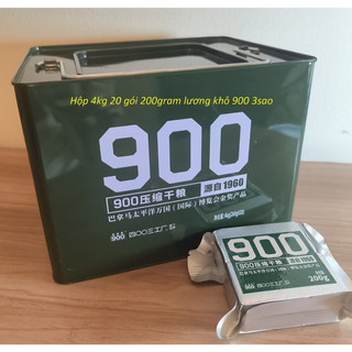  thùng 4kg lương khô quân đội 900 hàng hộp sắt 