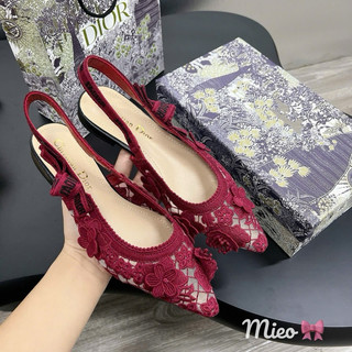 Sandal ren hoa đế bệt Fullbox