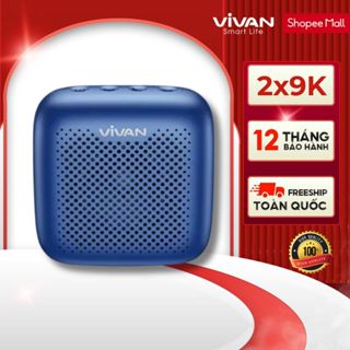 [BH 1 NĂM] Loa TWS Bluetooth 5.0 VIVAN VS1 Âm Tốt Bass Mạnh Chống Nước IPX5 5W Hỗ trợ thẻ nhớ và USB nhỏ gọn tiện lợi