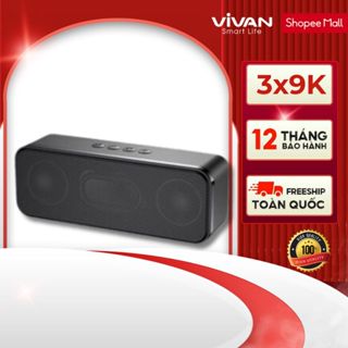 Loa Bluetooth 5.0 VIVAN RB580 / RB520 Công Suất 10W Pin 1200mAh Bass Trầm Mạnh Mẽ - Hỗ Trợ Kết Nối USB/ AUX/ Thẻ Nhớ