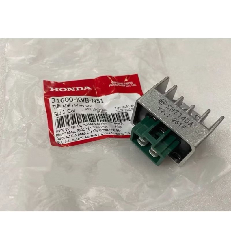 tiết chế chỉnh lưu sạc xe wave 110 . click 110 đời đầu anpha 110 rsx 110 Honda
