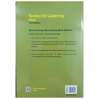 Sách - Luyện Kỹ Năng Nghe Tiếng Anh (Trình Độ Cơ Bản) Tactics For Listening Basic