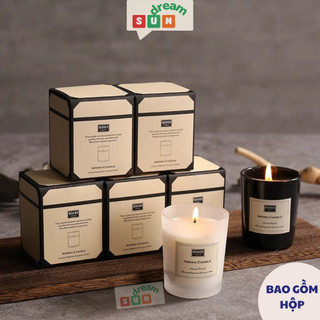   20 Hương  Nến Thơm Mini Menahem Aroma Candle Cao Cấp Thơm Phòng Không Khói An Toàn Từ Thiên Nhiên 