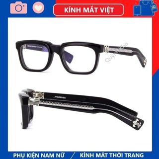 Gọng kính cận nam nữ , mắt vuông thời trang chân cốt kim loại
