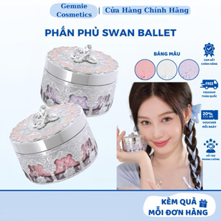  【SẴN HÀNG Phấn Phủ Kiềm Dầu FLOWER KNOWS Swan Ballet 