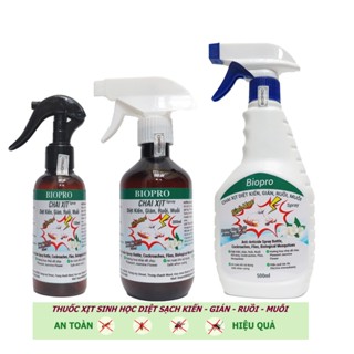  Chai xịt sinh học Diệt kiến Diệt gián Diệt ruồi Diệt muỗi Biopro Hương hoa nhài dịu nhẹ an toàn hiệu quả dài lâu 