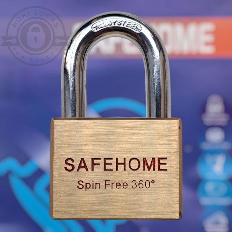 Khóa SAFEHOME Thân Bằng Đồng Thau 50MM 60MM