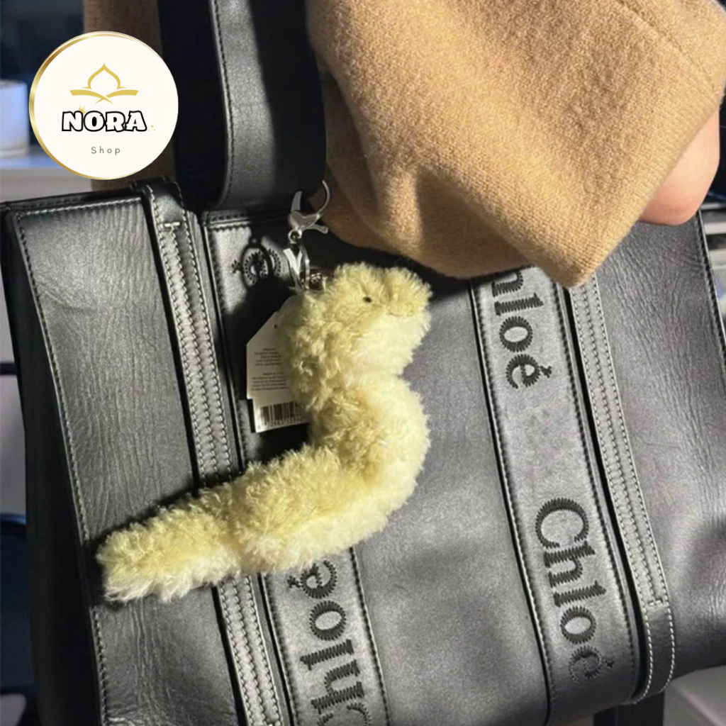 (Hàng Dư) JELLYCAT Little Snake Bag Charm - Móc Khoá JELLYCAT Rắn Dễ Thương Full Tag Tặng Túi Dustba