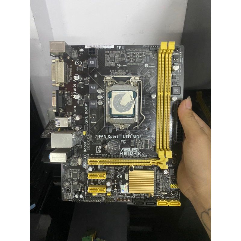 Combo Main Asus H81 + i3-41xx + fe chặn - Main Zin Chính Hãng