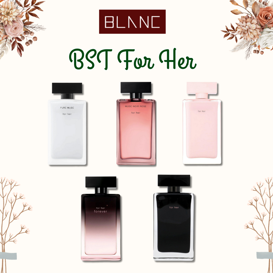 Bộ Sưu Tập Nước Hoa Nữ Narciso Rodriguez For Her EDP, Musc Noir Rose, BLANC PERFUME