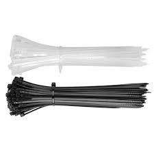 Dây rút nhựa - dây thít nhựa 50cm  ĐEN/ TRẮNG