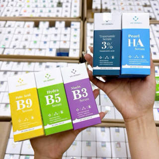 Serum Vicdermadưỡng ẩm cấp nước phục hồi HA B5 B9 B3 Tran 3% 50ML  - Tmedical
