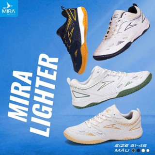 MIRA LIGHTER - Hàng công ty chính hãng - Form dáng thể thao, đệm EVA trợ lực, bám sân tốt - BH 12 tháng - tăng 1 size