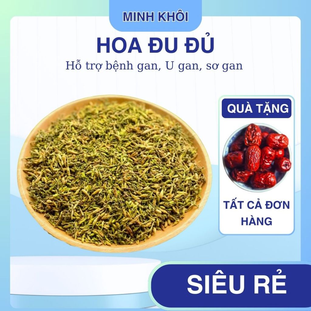 100g Hoa Đu Đủ Đực Khô Thơm Ngon