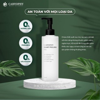 Tẩy tế bào chết mặt Caryophy Smart Peeling Gel tẩy da chết vật lý da dầu mụn 250ml