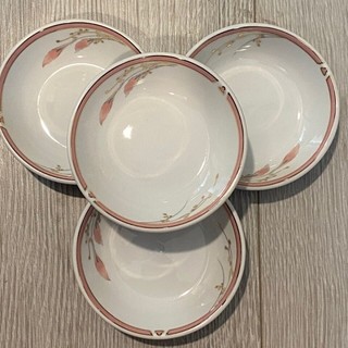 (Bao Bể Vỡ)Chén Tương, Đĩa Muối Tiêu Hoa Lan Hồng 1012 sứ Chuan Kuo cao cấp