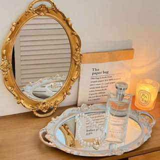Khay gương decor chụp sản phẩm thiết kế vintage cổ điển trang trí không gian