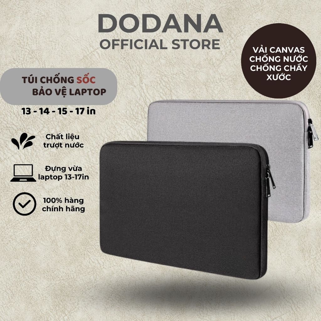 Combo Túi Chống Sốc Laptop Có Lót Sốp Đệm Chống Va Đập Chống Xước Đựng Vừa Các Dòng Máy Tính. 13-14-15.6in & Bọc CCCD