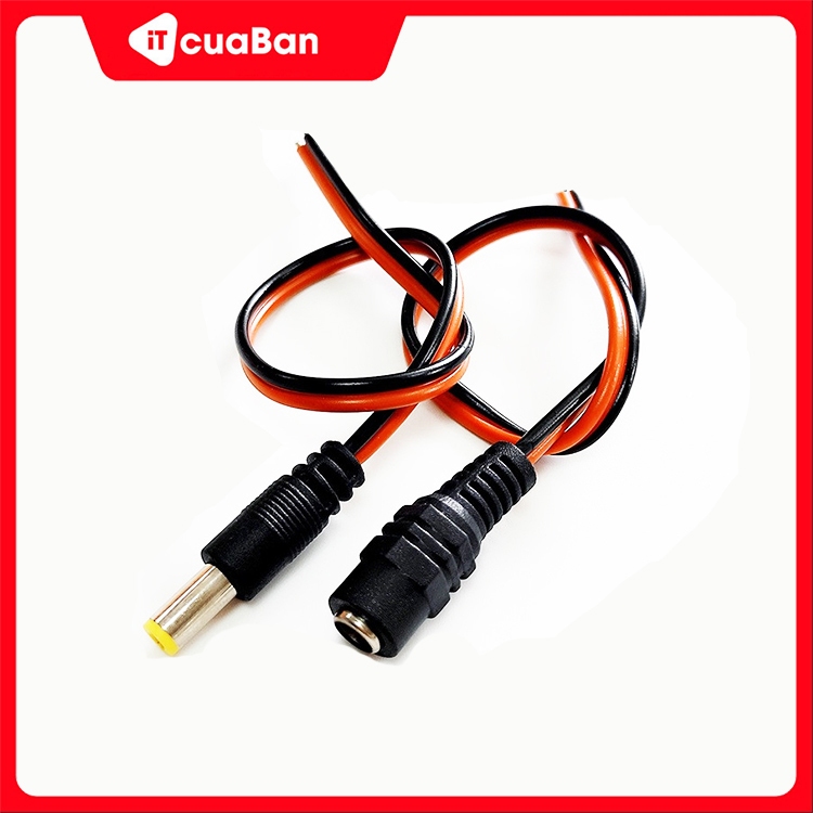 Dây nguồn camera wifi 12v - Jack nguồn DC 12v