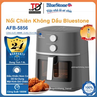  Nồi Chiên Không Dầu Bluestone AFB-5856 1800W-7.0Lit Giỏ Chiên Kính Hàng Chính Hãng 