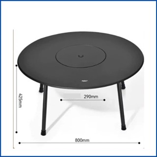 Bếp nướng/Bàn ngoài trời kết hợp bếp nướng bằng than hoa thích hợp để khuôn viên sân vườn, mang du lịch.