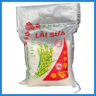  Gạo Lài Sữa 5 Ký  Dẻo Thơm Dai Cơm   