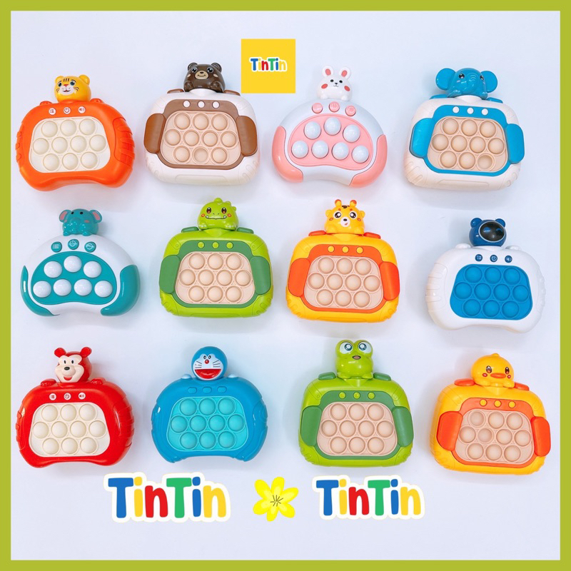 [MẪU MỚI NHẤT] Đồ Chơi Popit Điện Tử Cho Bé – Máy Game Nhấn Pop It Giải Trí Giảm Stress