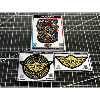Tem Dán Rice Sticker Gà 6.0x8.5