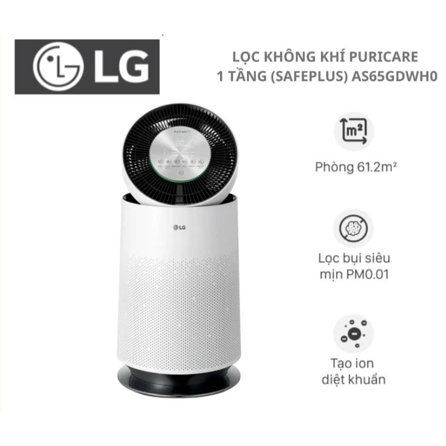 Máy lọc khí PuriCare 360 màu trắng AS65GDWH0 - Hàng Chính Hãng