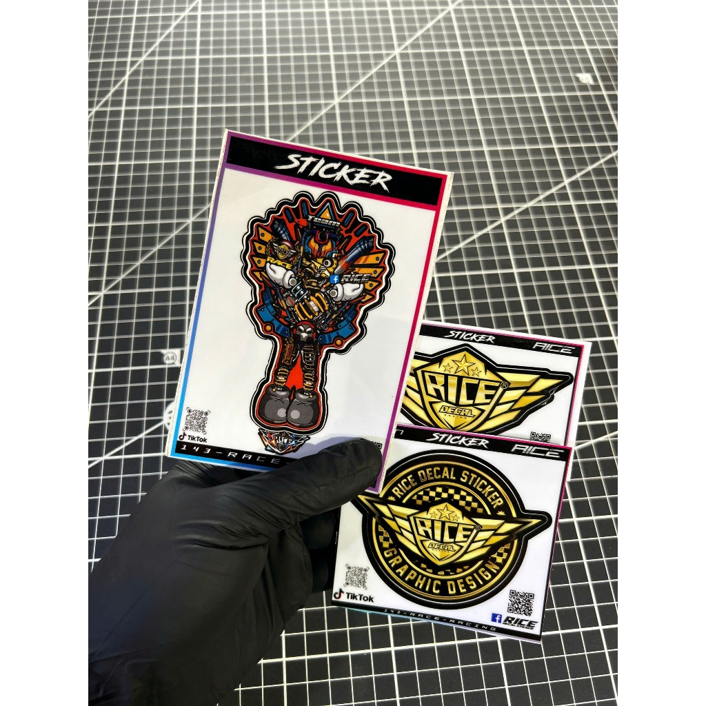 Tem Dán Sticker TOY 5.2x9.0 ricedecal