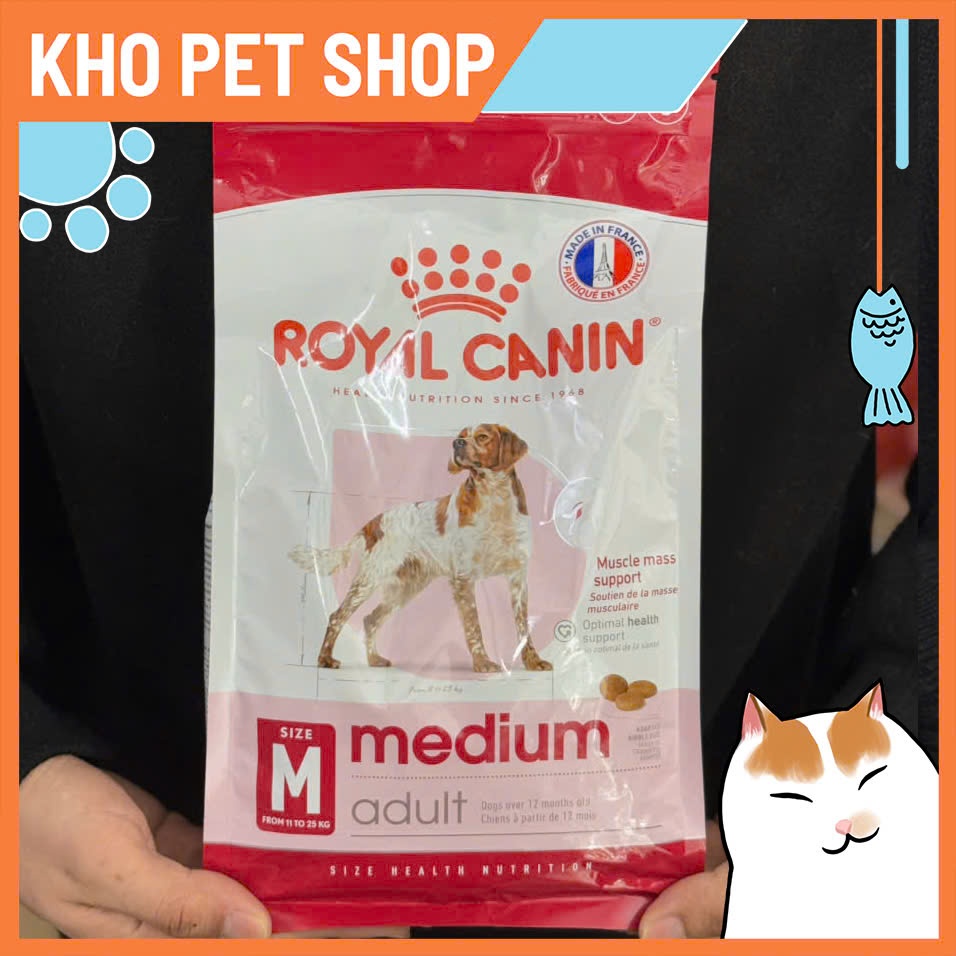 (Túi hãng) Thức ăn cho chó Royal Canin medium size