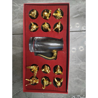 Bộ ly 12 con giáp uống ruou trắng
