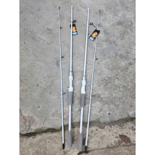 Cần câu lure Bạch Long Trắng - Pu Chống Xoắn