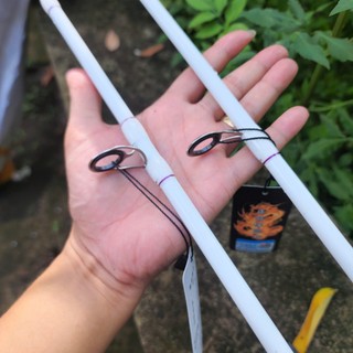 Cần câu lure Bạch Long Trắng - Pu Chống Xoắn